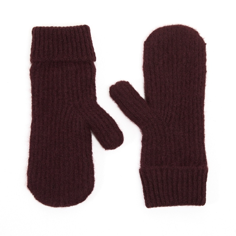 Rib-knit mittens "Fay Thumb"